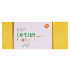 Capoten 25mg Tab