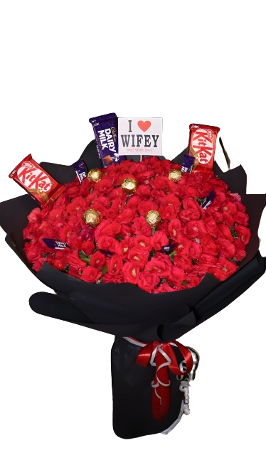 Red Rose & Chocolate Bouquet Special