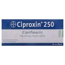 Ciproxin 250mg Tab