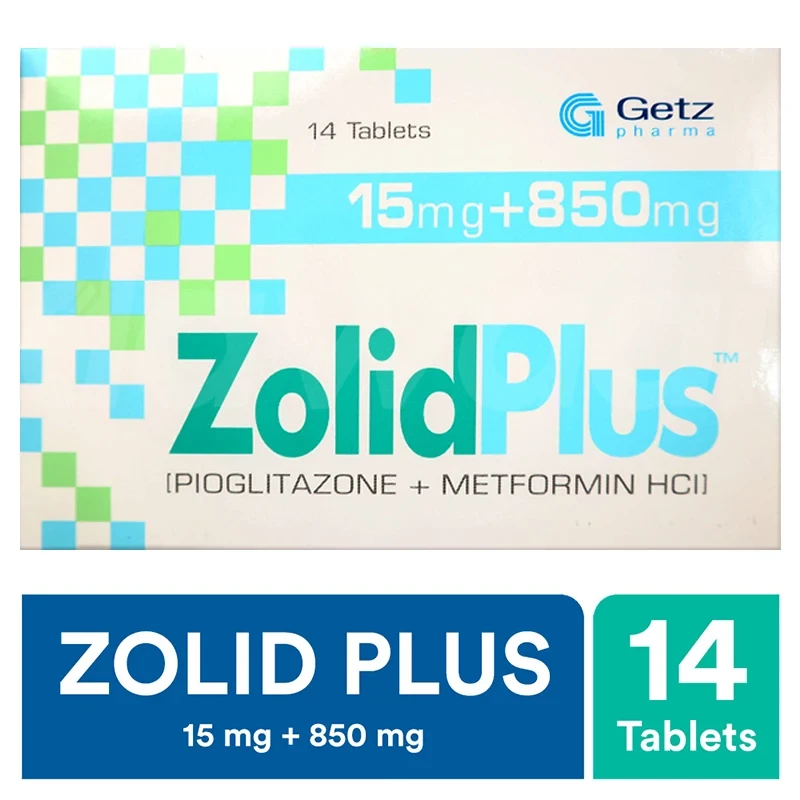 Zolid Plus 15/850mg Tab