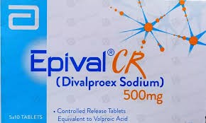 Epival CR 500mg Tab