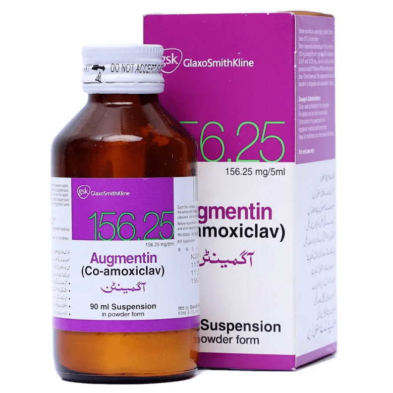 Augmentin 156.25mg 90ml Syp