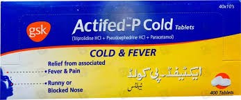 Actifed P Cold Tab 400's