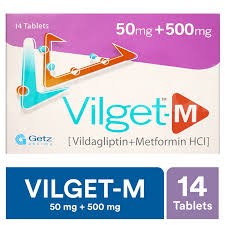 Vilget M 50mg/500mg Tab