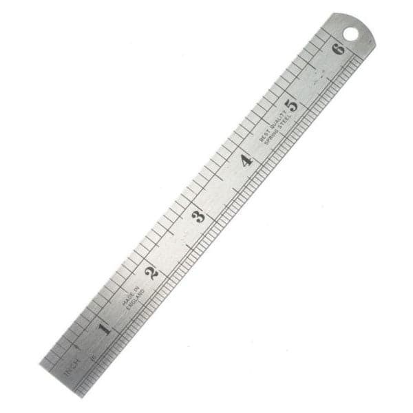 Steel Scale 6 Inches