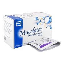 Mucolator 200mg Sachets