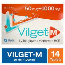 Vilget M 50mg/1000mg Tab